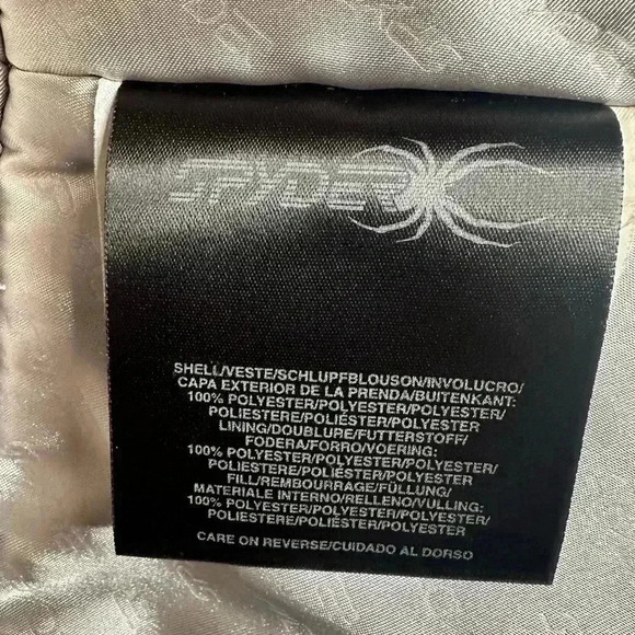 Spyder XTL 10,000 Ski Snowboarding Jacket Thinsulate Lite Loft Blue Black Size 8 - Picture 16 of 16